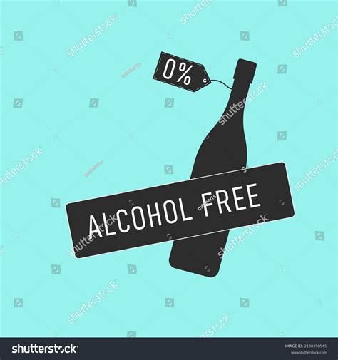 Alcohol Free Icon No Alcohol Logo Stock Illustration 2188398545 | Shutterstock