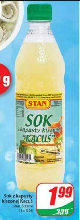 Sok z kiszonej kapusty Kacuś Stan 500ml Dino Pepper pl