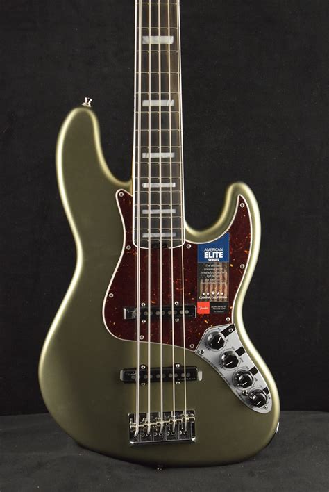 Fender American Elite Jazz Bass V เบส 5 สาย Music Arms ศูนย์รวมเครื่องดนตรี ตั้งแต่เริ่มต้น