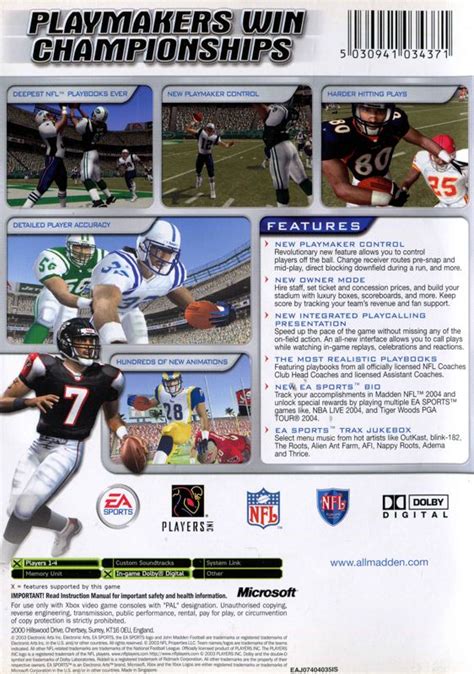 Madden Nfl Box Cover Art Mobygames