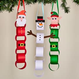 Christmas Paper Chains craft activity guide | Baker Ross