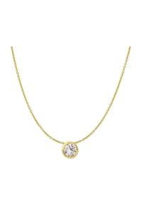 MONCARA Damen Kette mit Anhänger 585er Gold mit 1 Diamanten zus ca