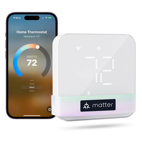 meross Smart Thermostat for Home, WiFi Thermostat Works with Matter