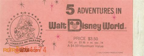 Walt Disney World Tickets Retrowdw