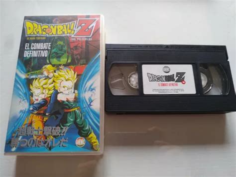 DRAGON BALL Z El Combat Definitive Akira Toriyama VHS Tape Spanish 28