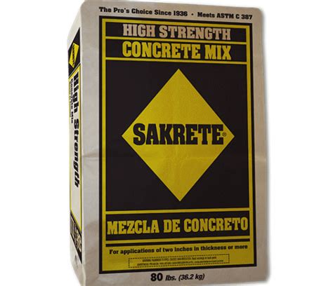 Sakrete Concrete Mix — A & A Stepping Stone