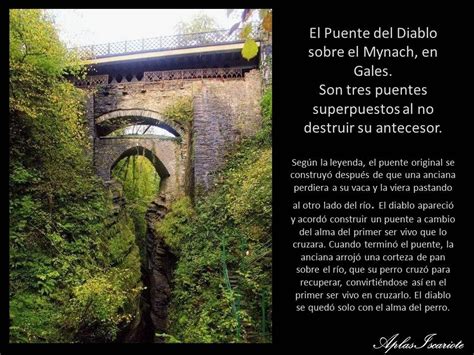 El Puente del Diablo Gales Puentes Leyendas Río