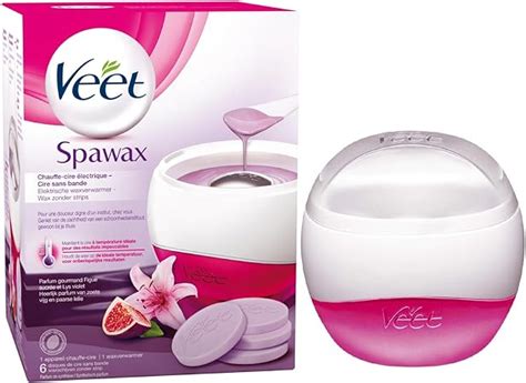 Veet Kit SpaWax Chauffe Cire Electrique Et 6 Recharges De Cire