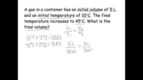 How To Solve With Charles Law