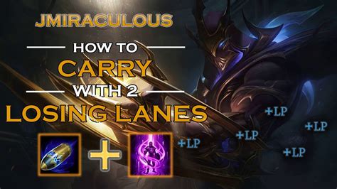 HOW TO CARRY AS ZED WITH 2 LOSING LANES YouTube