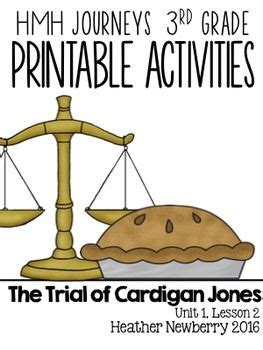 The Trial Of Cardigan Jones Journeys Rd Grade Lesson Print