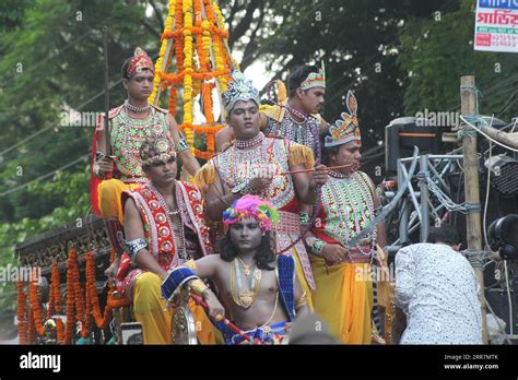 Dhaka Bangladesh September 62023bangladeshi Hindu Devotees Take Part