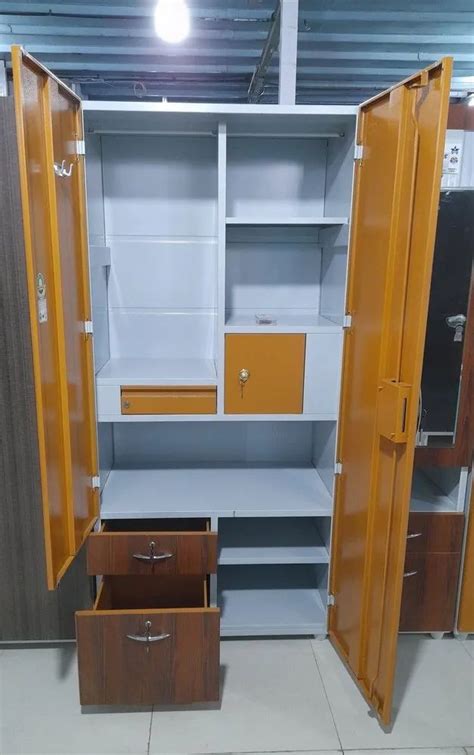 Steel Doors Ss Double Door Almirah With Locker At Rs Piece In Pune