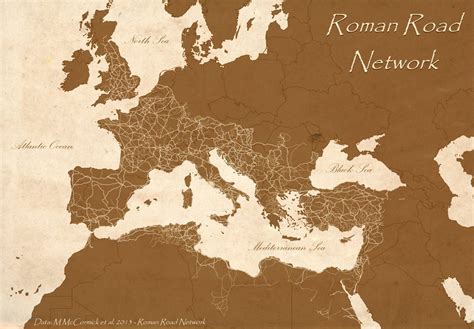 Ancient Roman Roads Map