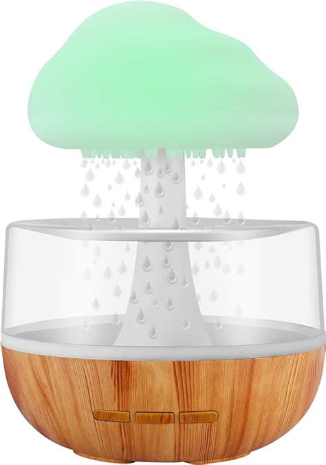 Weljoy Zen Raining Cloud Night Light Aromatherapy Essential Oil