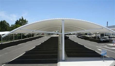 Dome PVC Tensile Car Parking Structure Paint Coated At Rs 300 Sq Ft In