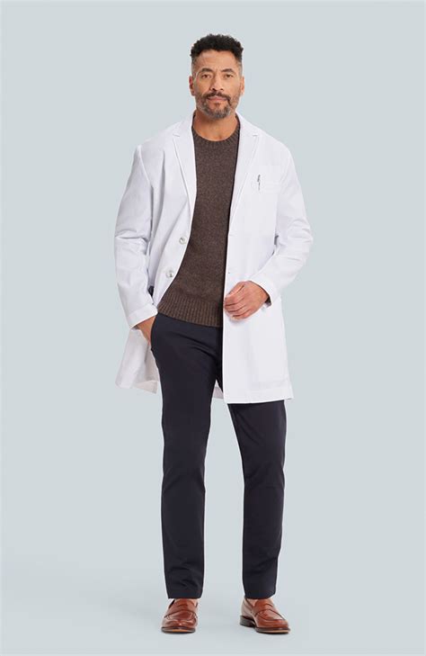 Men S H W Cushing Slim Fit 4 Pocket 36½ Lab Coat