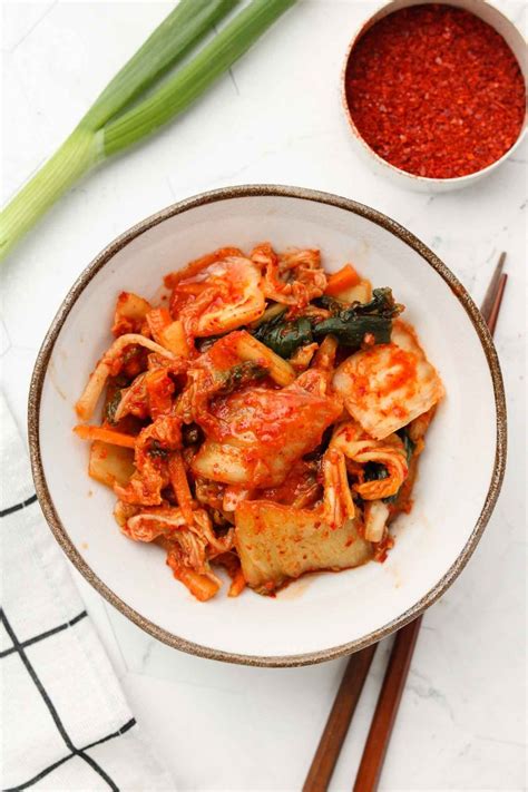 Easy Vegan Kimchi Okonomi Kitchen Recipe Vegan Kimchi Kimchi