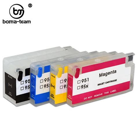 952 Xl 953 954 955 Refillable Ink Cartridge For Inkjet Officejet Pro 7720 7740 8210 7616 8710