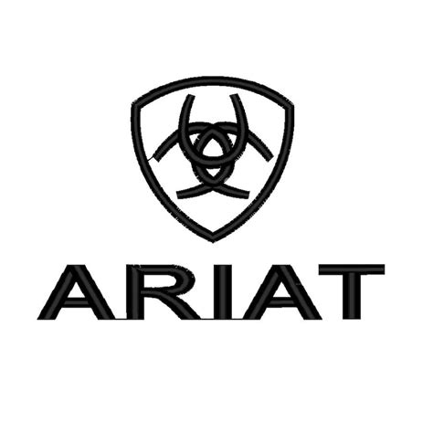 Ariat Logo Design For Embroidery Machine Etsy