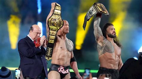 Roman Reigns And The Rock Defeat Cody Rhodes And Seth Rollins At