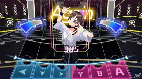 「kizuna Ai Touch The Beat」のswitch版はタッチ操作とジャイロ操作に対応！直感的な操作でライブを楽しもう