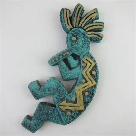 VINTAGE KOKOPELLI CHALKWARE Native American Flute Player 3D Wall