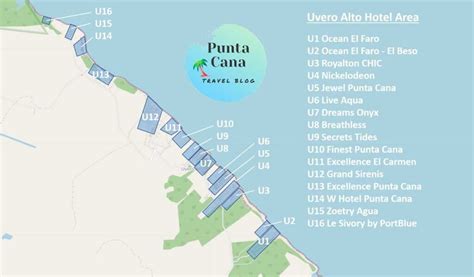Map Of Punta Cana Resorts Stefa Emmalynn