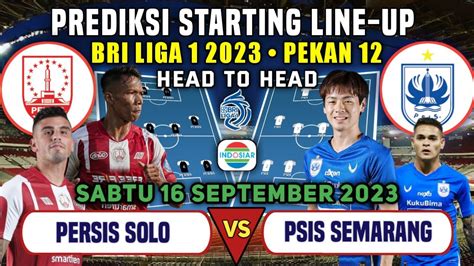 PERSIS SOLO VS PSIS SEMARANG PREDIKSI STARTING LINE UP BRI LIGA 1