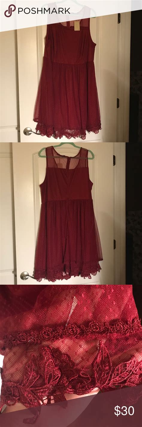 Doe And Rae Wine Lace Dress Lace Dress Dresses Clothes Design