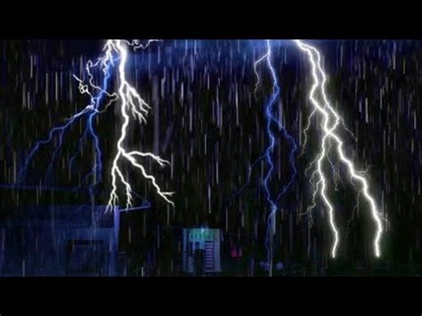 Heavy Rain And Thunder Storm Ambience To Sleep Sleep Easily With Heavy