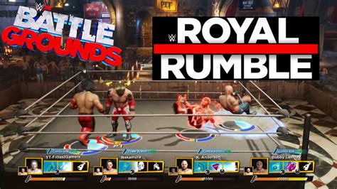 Wwe 2k Battlegrounds Royal Rumble Gameplay Youtube