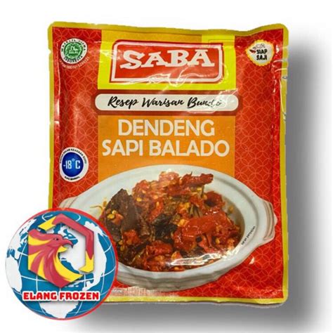 Jual Saba Dendeng Sapi Balado 350gr Shopee Indonesia