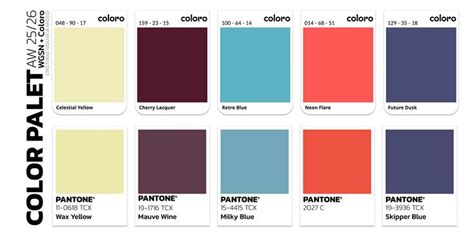 Color Trend Aw Wgsn Coloro Behance In Color Trends