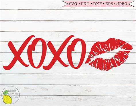 Valentine Svg Xoxo Lips Svg Valentines Day Svg Kiss Svg Hugs Etsy