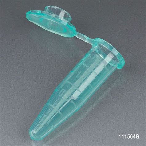 Microcentrifuge Tube Ml Pp Attached Snap Cap Graduated Green