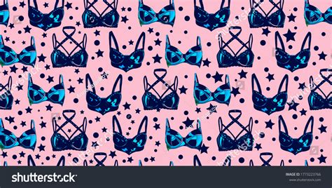 Bdsm Background Digital Paper Erotic Lingerie Stock Vector Royalty