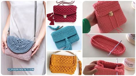 💖 🌷aprende Hacer Una Hermosa Cartera De Mano A Crochet Tutorial Gratis