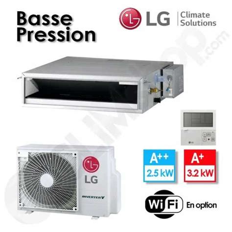 Clim Gainable LG Basse Pression CL09F N50 UUA1 UL0 2 5 Kw