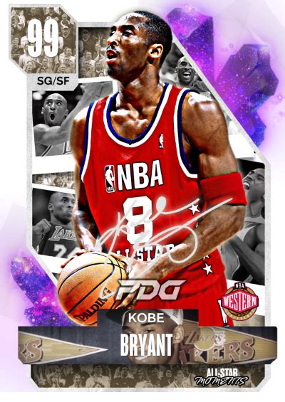 Nba K Kdb Custom Card Bean Bryant