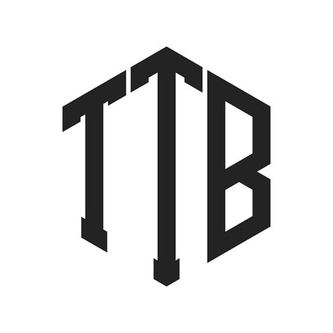 Premium Vector Ttb Logo Design Initial Letter Ttb Monogram Logo Using