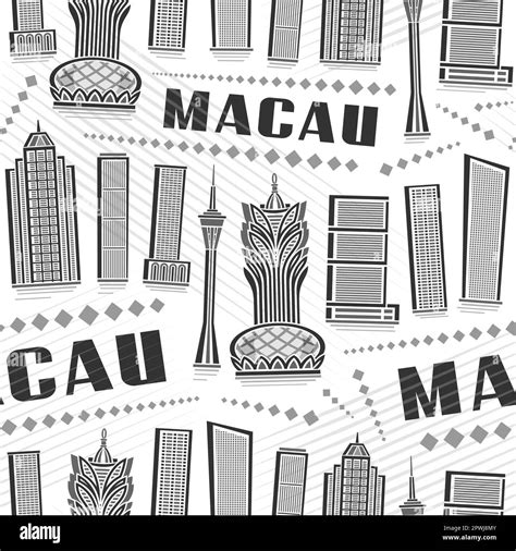 Macau Tower Stock Vector Images Alamy