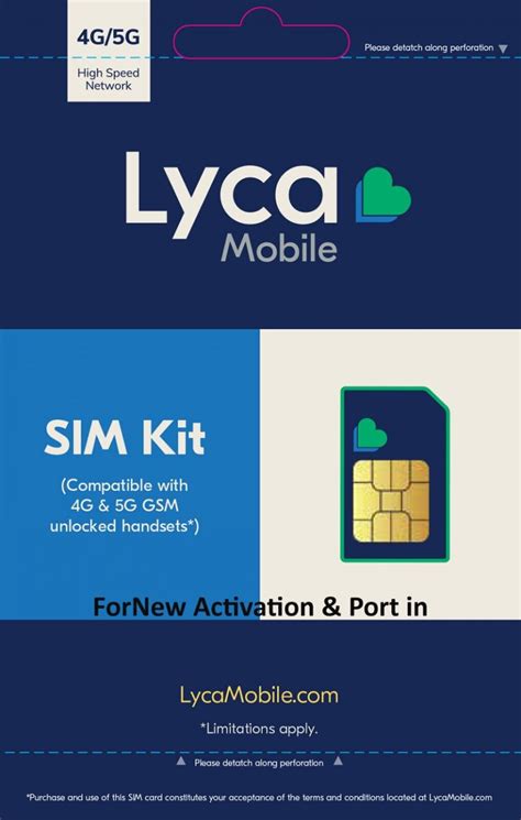 Lycamobile In Activation Sim Kit New Activation Only With A Plan