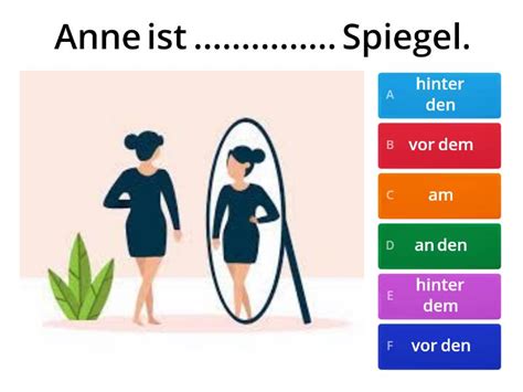 Akkusativ oder Dativ Wechselpräpositionen im Deutschen Quiz