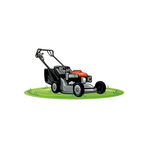 Lawn Mower Machine Illustration Isolated Vector 3224164 Vector Art At