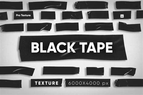 20 Black Tape Texture HQ Graphic By CCPreset Creative Fabrica