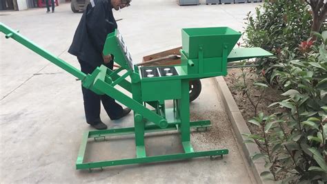 Manual Hand Press Qmr1 40 Qmr2 40 Interlocking Brick Block Making