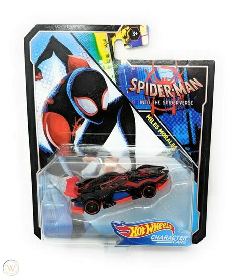 Miles Morales Hot Wheels Character Cars Into The Spiderverse Spider Man Marvel