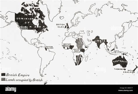 British Empire Map At Its Height