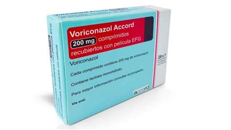 Voriconazol Accord 200mg Comprimidos Recubiertos Con Pelicula EFG 28